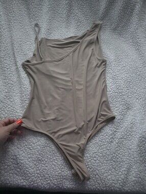 Girls One-Piece Swimsuit in Taupe